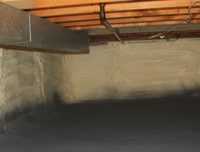 crawl space spray insulation for Iowa